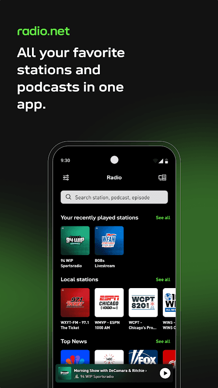 radio.net - Free Live FM radio screenshot 1