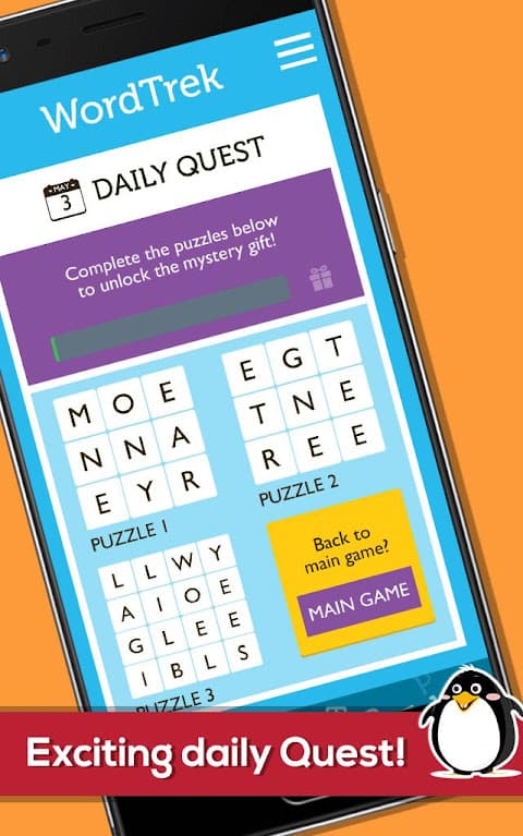 Word Trek - Word Brain streak screenshot 2