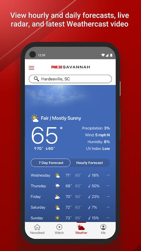 Fox 28 Savannah screenshot 3