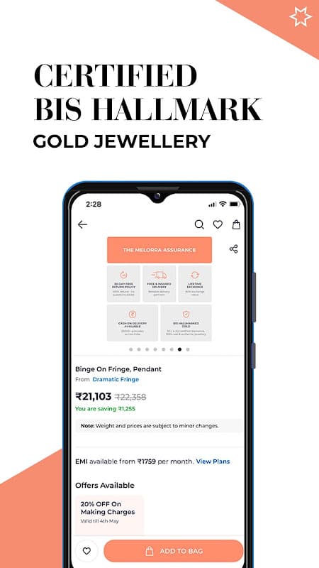 Melorra Jewellery Shopping App screenshot 2