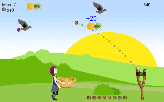 Shoot Girl's Fruits : Gulel screenshot 4
