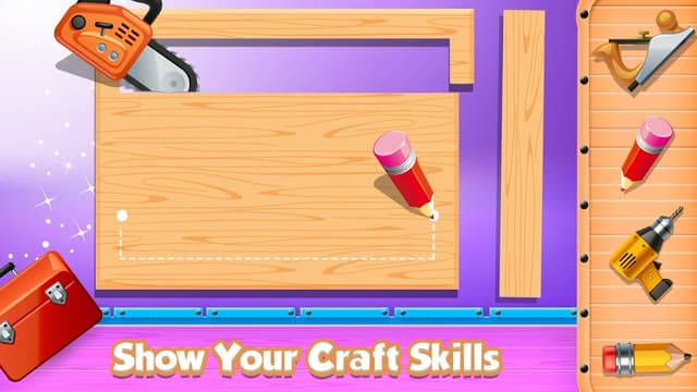 Build Furniture Wood Simulator screenshot 2