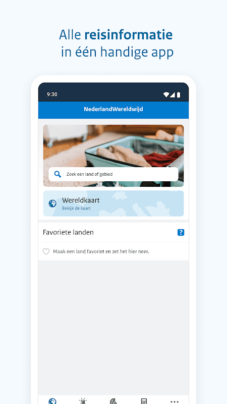 Reisapp screenshot 2