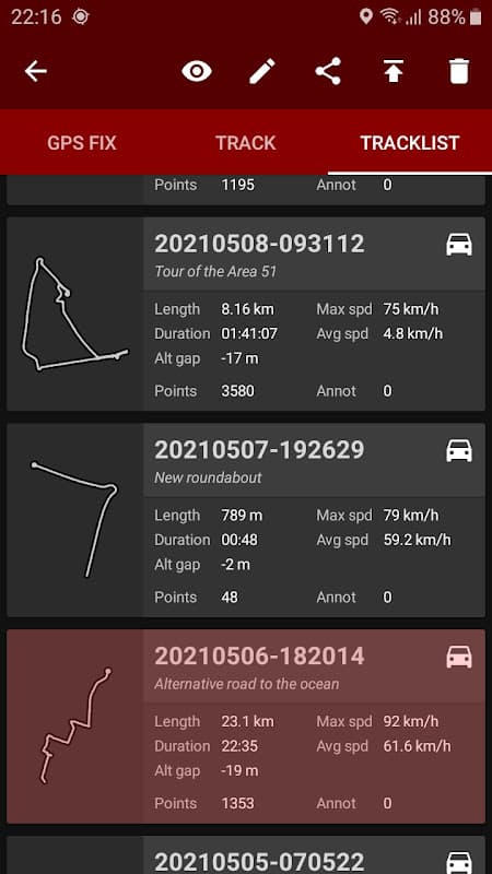 GPS Logger screenshot 6