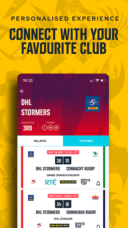United Rugby Championship screenshot 4