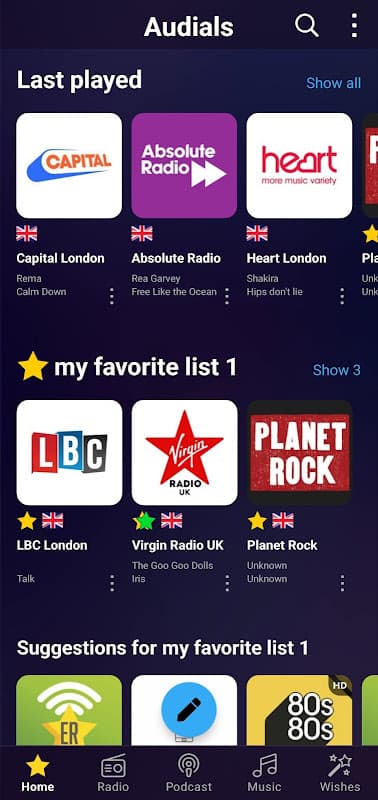 Audials Play: Radio & Podcasts screenshot 3