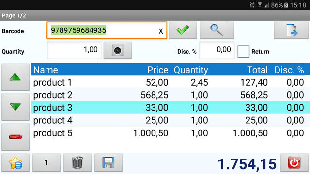 POS-Point of Sale With Barcode screenshot 1