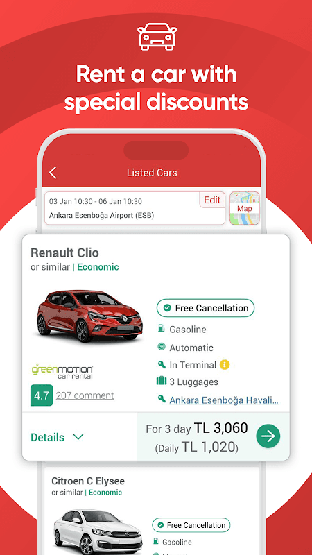 obilet - Otobüs ve Uçak Bileti screenshot 5