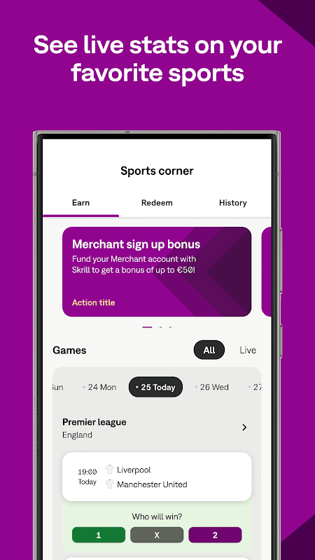 Skrill - Fast, secure online payments screenshot 5