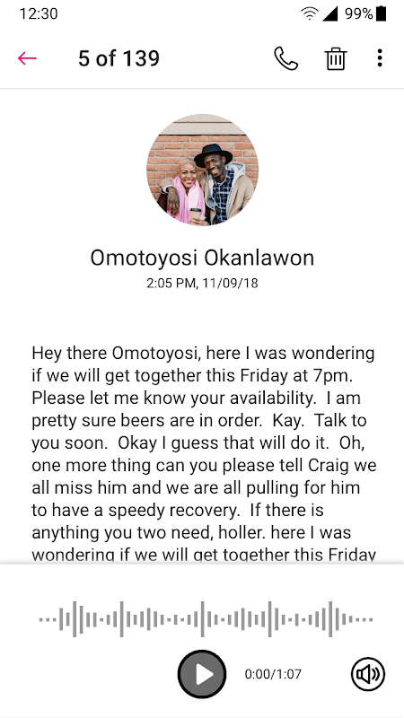 T-Mobile Visual Voicemail screenshot 5