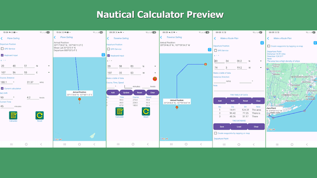 Nautical Calculators screenshot 2