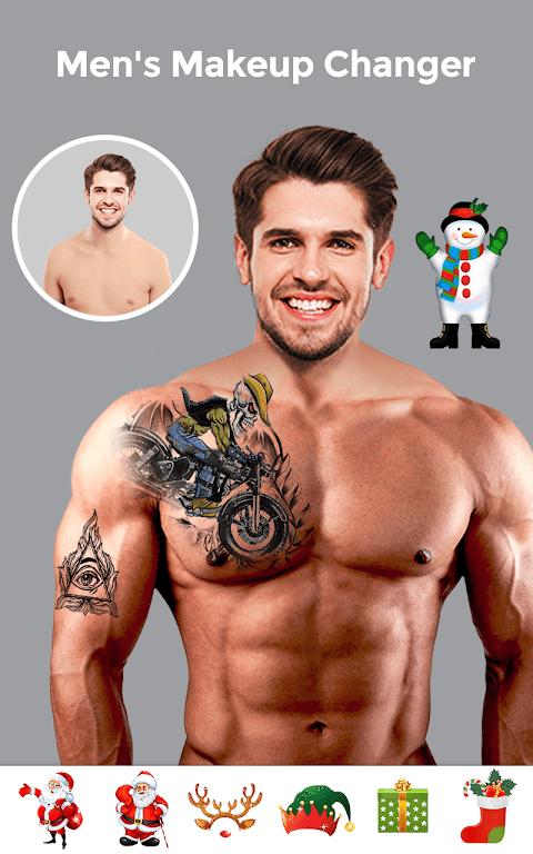 Men Body Styles SixPack tattoo screenshot 6