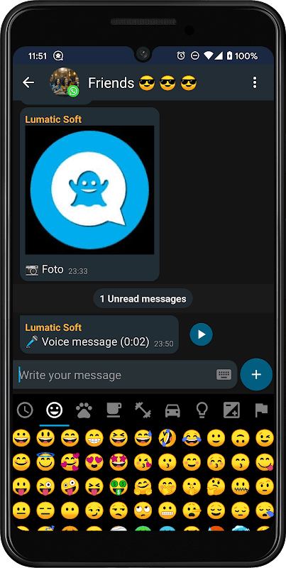 WimLow - Privacy in your chat screenshot 2
