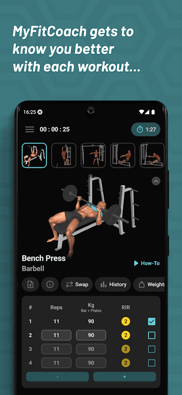 MyFitCoach - Workout Planner screenshot 3