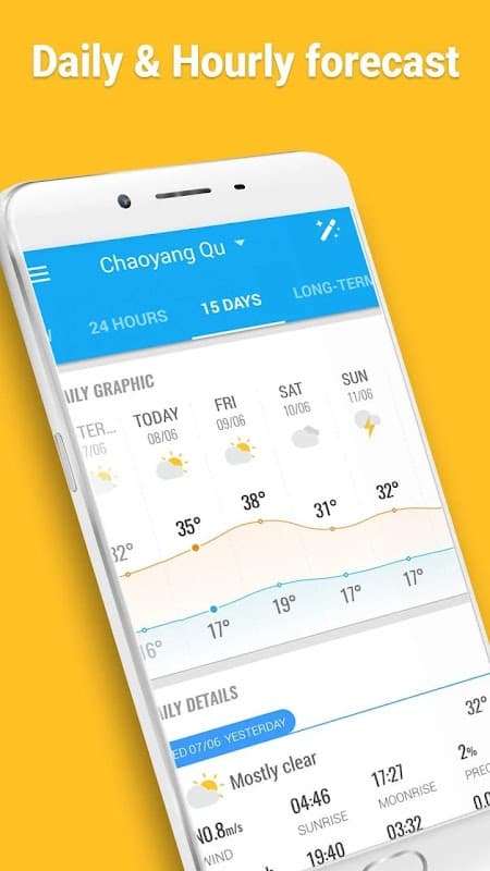 Amber Weather-Local Weather,li screenshot 3