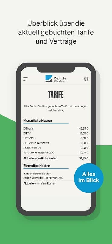 MeinDG Kundenportal screenshot 2