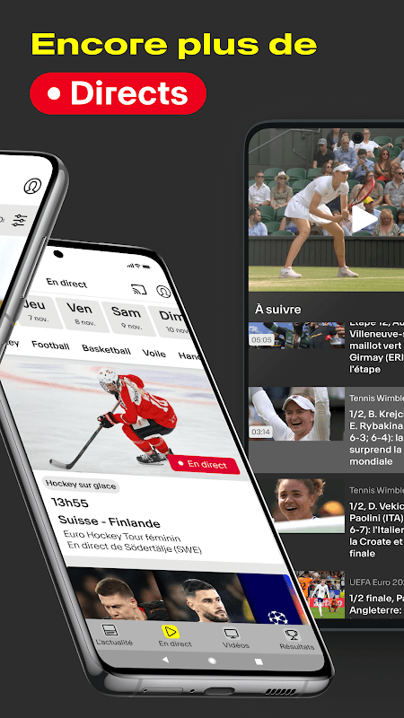RTS Sport: Live et Actualité screenshot 2