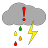 Alerte Météo - Weather Warning icon
