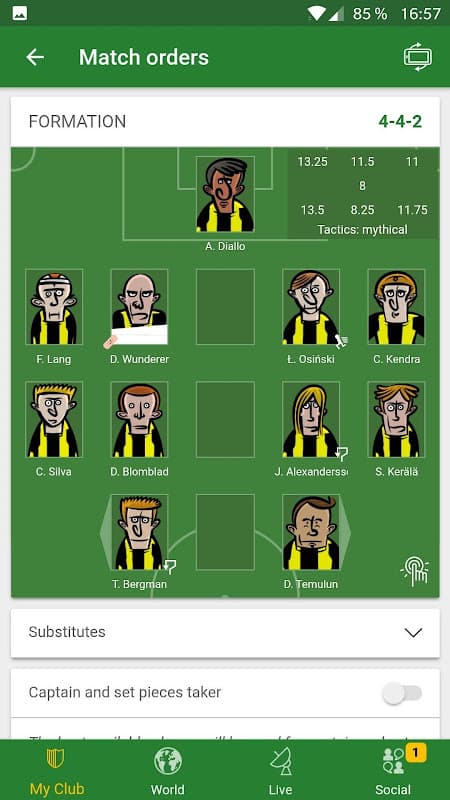 Hattrick Football Manager Game screenshot 4