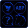 Black and Blue Icon Pack ✨Free✨ icon