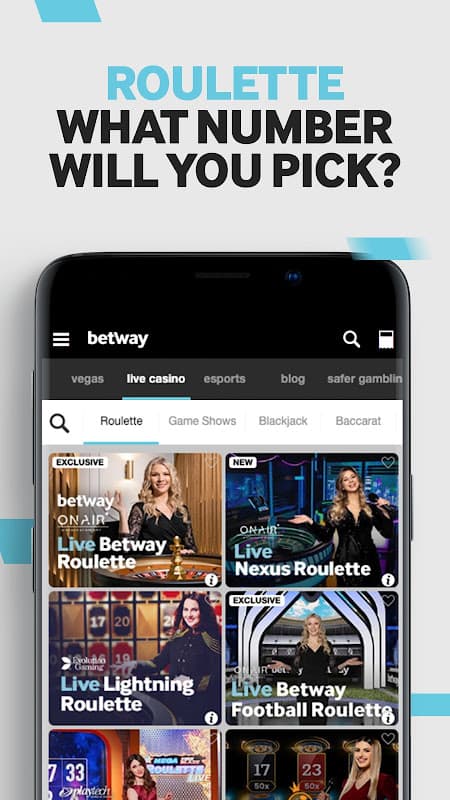 Betway - Live Casino Games screenshot 5