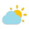 Simple weather & clock widget icon