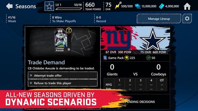 Madden NFL Mobile Football screenshot 2