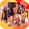 Video maker with photo & music icon