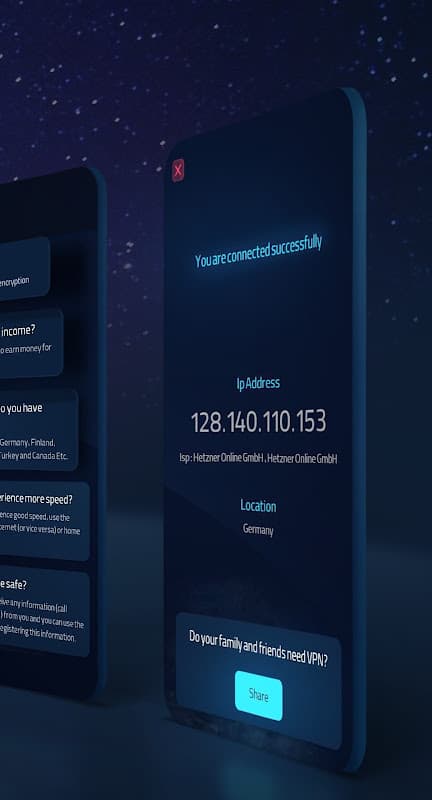فیلتر شکن قوی پرسرعت Maple VPN screenshot 4