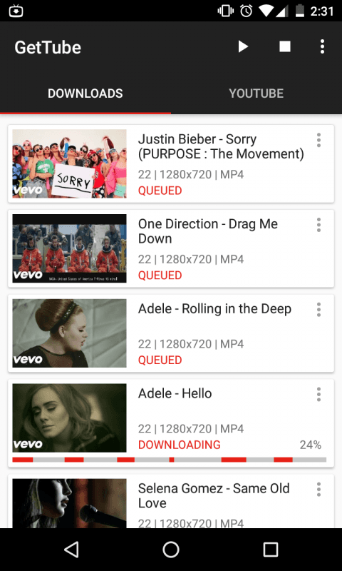 GetTube - TubeMate [YouTube Downloader] screenshot 1