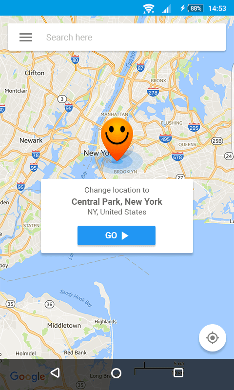 Fake GPS location - Hola screenshot 1