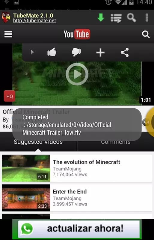 TubeMate YouTube Downloader screenshot 3