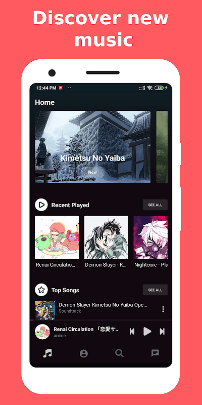 Anime Music - OST, Nightcore screenshot 3