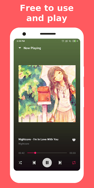 Anime Music - OST, Nightcore screenshot 2
