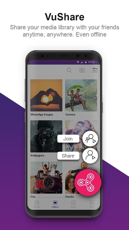 VuLiv Player- Videos & Music screenshot 2