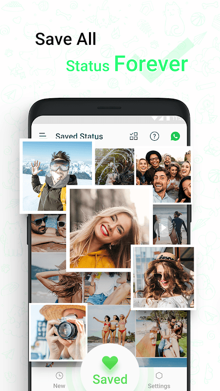 Status Saver for WhatsApp - Video Downloader App screenshot 1