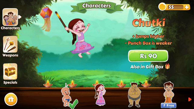 Chhota Bheem Race Game screenshot 3