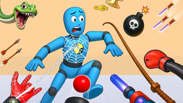 Puppet Bone Smashing Game screenshot 1