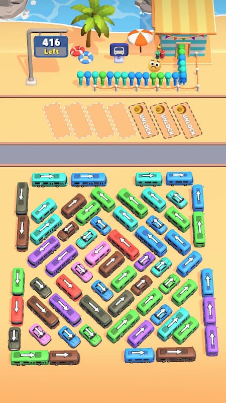Bus Mania - Car Parking Jam screenshot 6