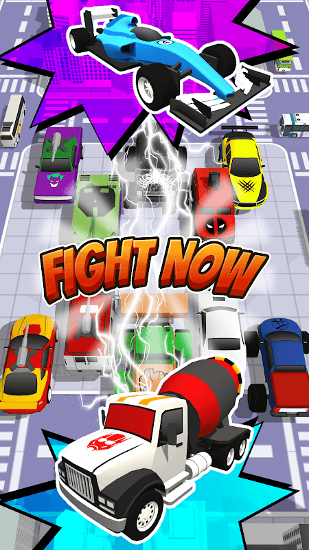 Superhero Car Merge Battle screenshot 5